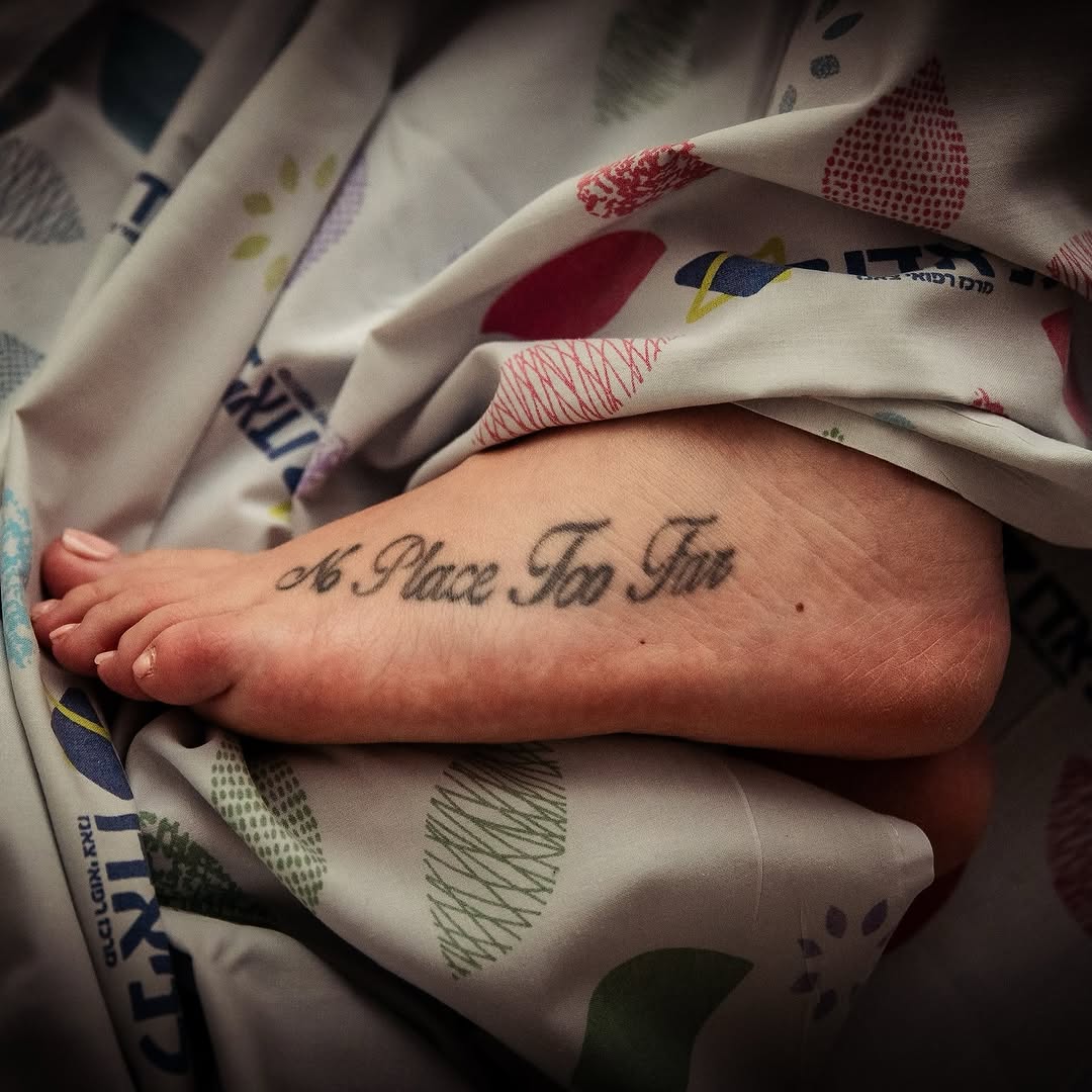 Orin Julie's foot