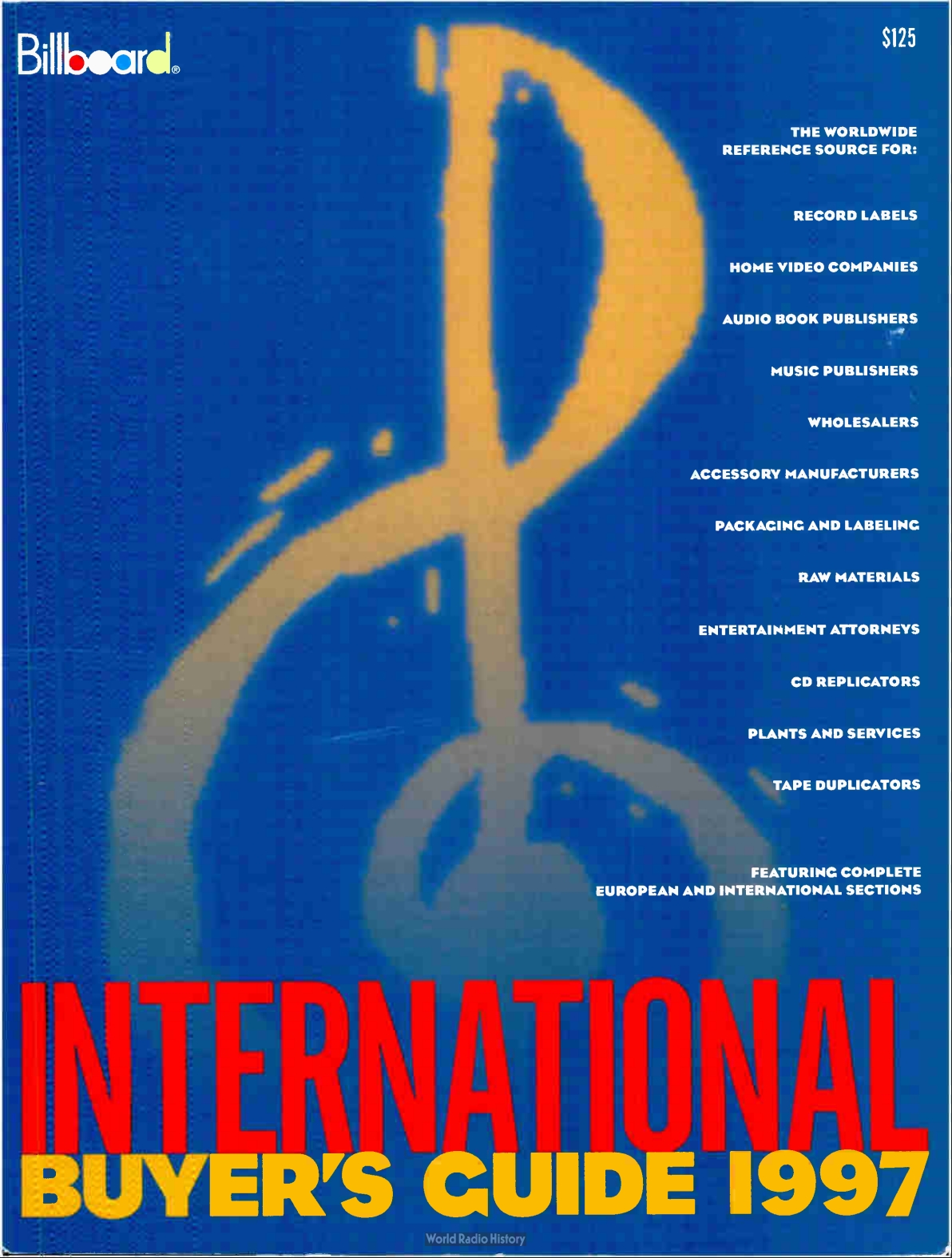 a Billboard International Buyer's Guide [ 1997 ]
