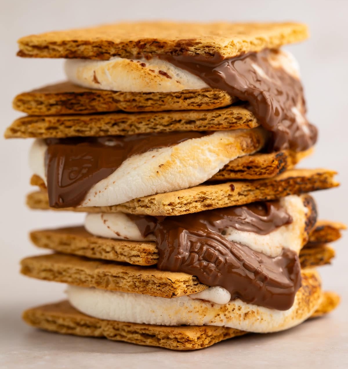 a stack of s'mores