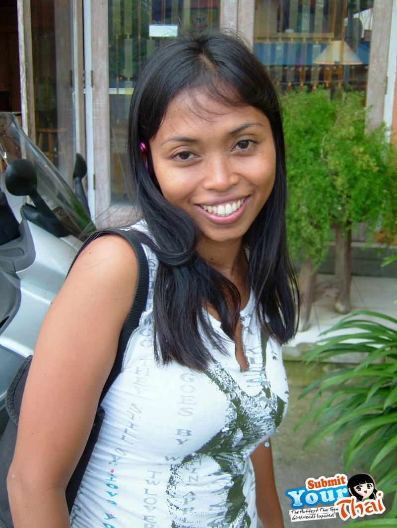 a Thai girl posing