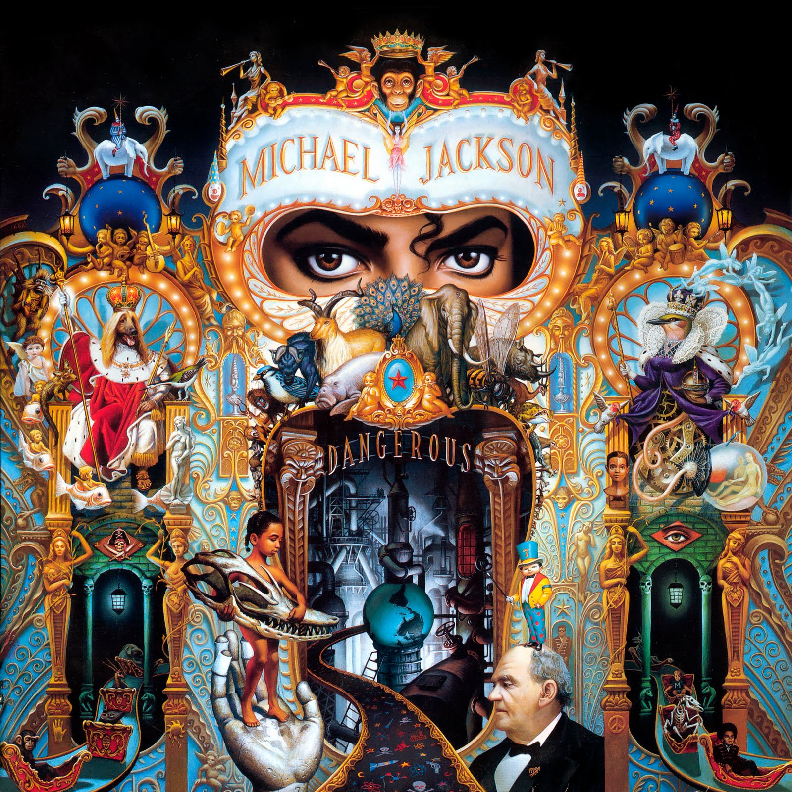 the cover to Michael Jackson's Dangerous album