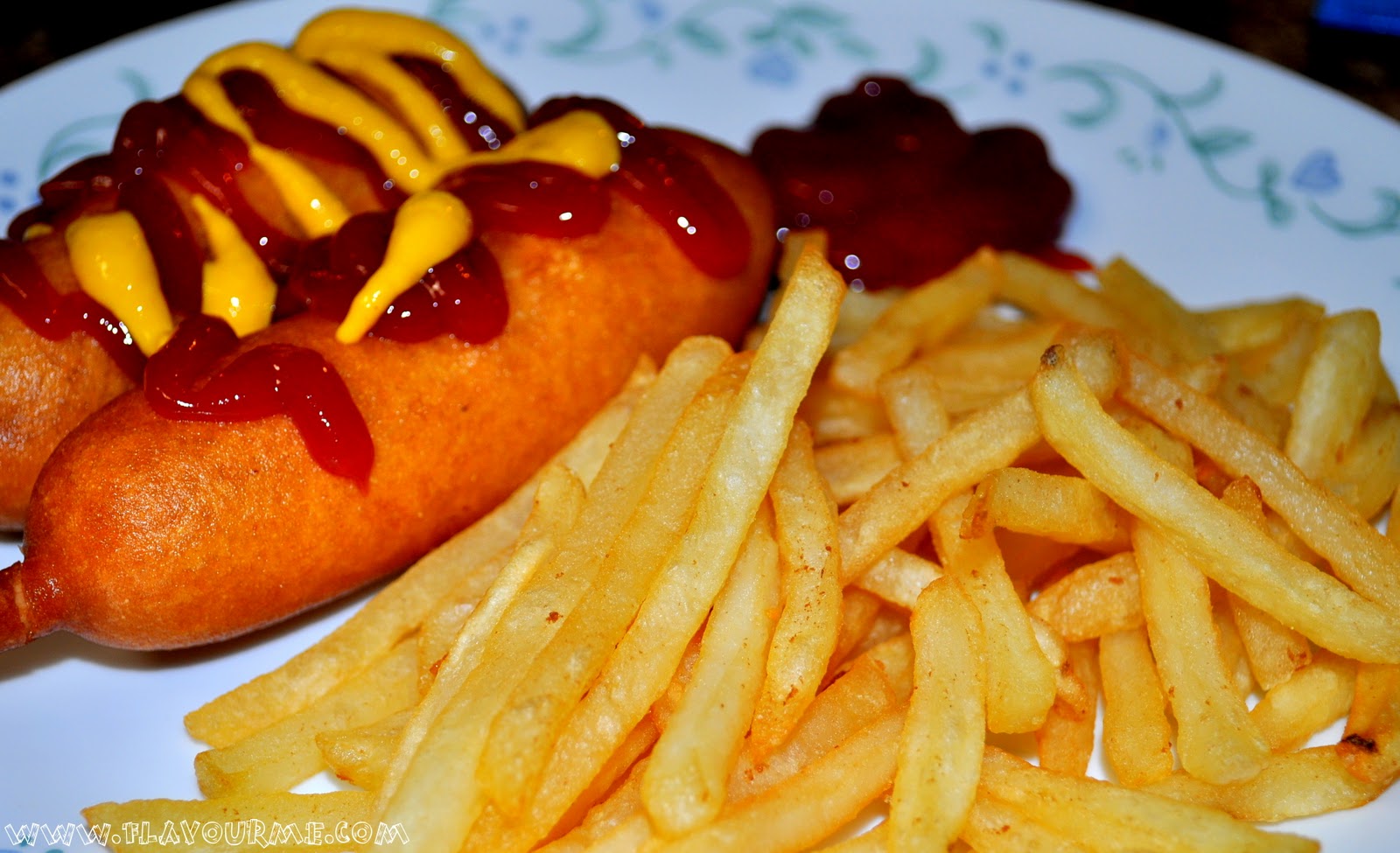 corn dogs and fries