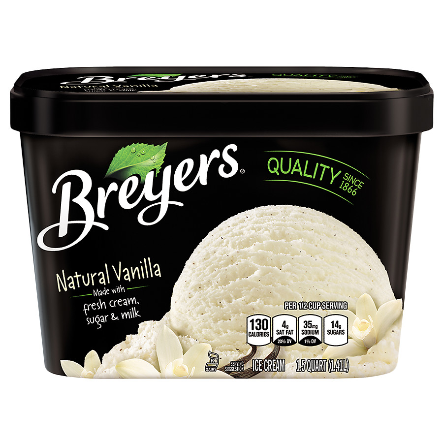 Breyers Ice Cream : Natural Vanilla