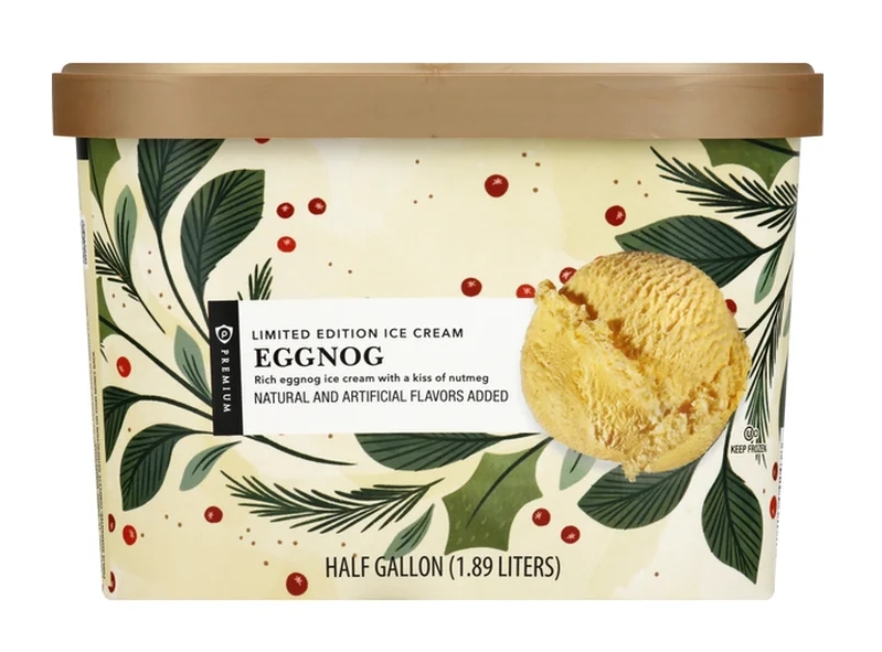 Publix Premium Limited Edition Ice Cream : Eggnog