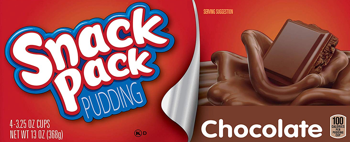 Snack Pack Pudding : Chocolate Fudge