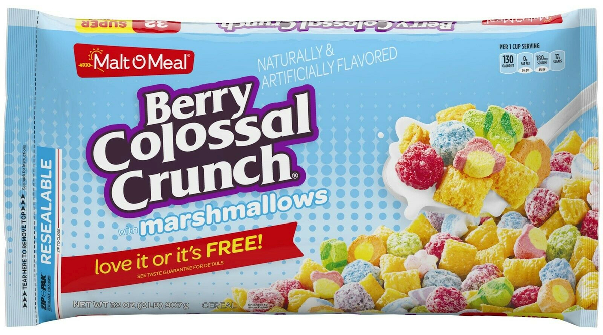 Berry Colossal Crunch With Marshmallows