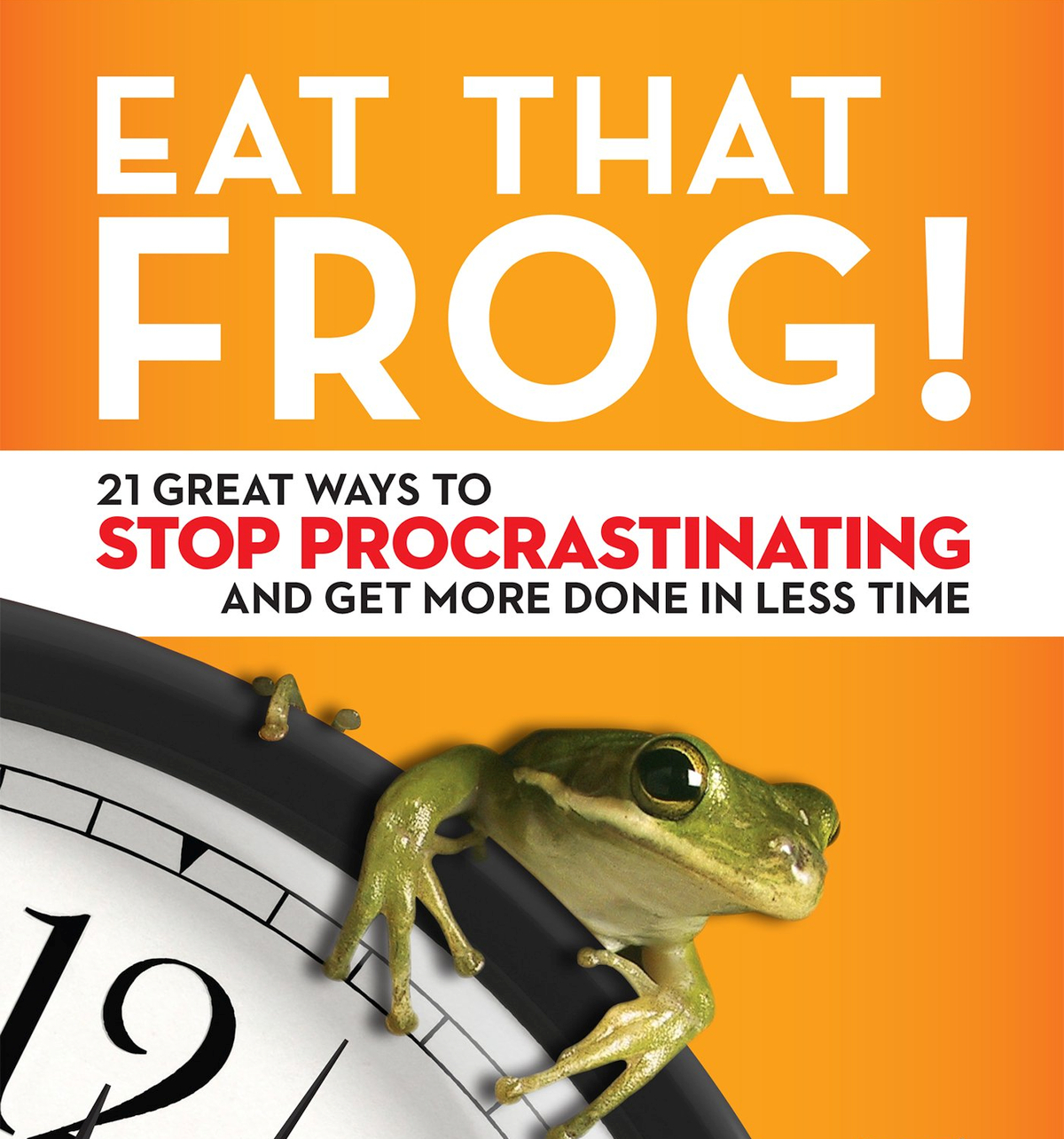 Eat That Frog [ 21 Great Ways To Stop Procrastinating And Get More Done In Less Time ] ( book ) ... Brian Tracy