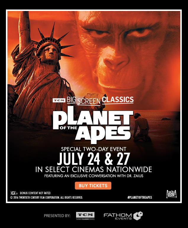 Planet Of The Apes in select cinemas nationwide