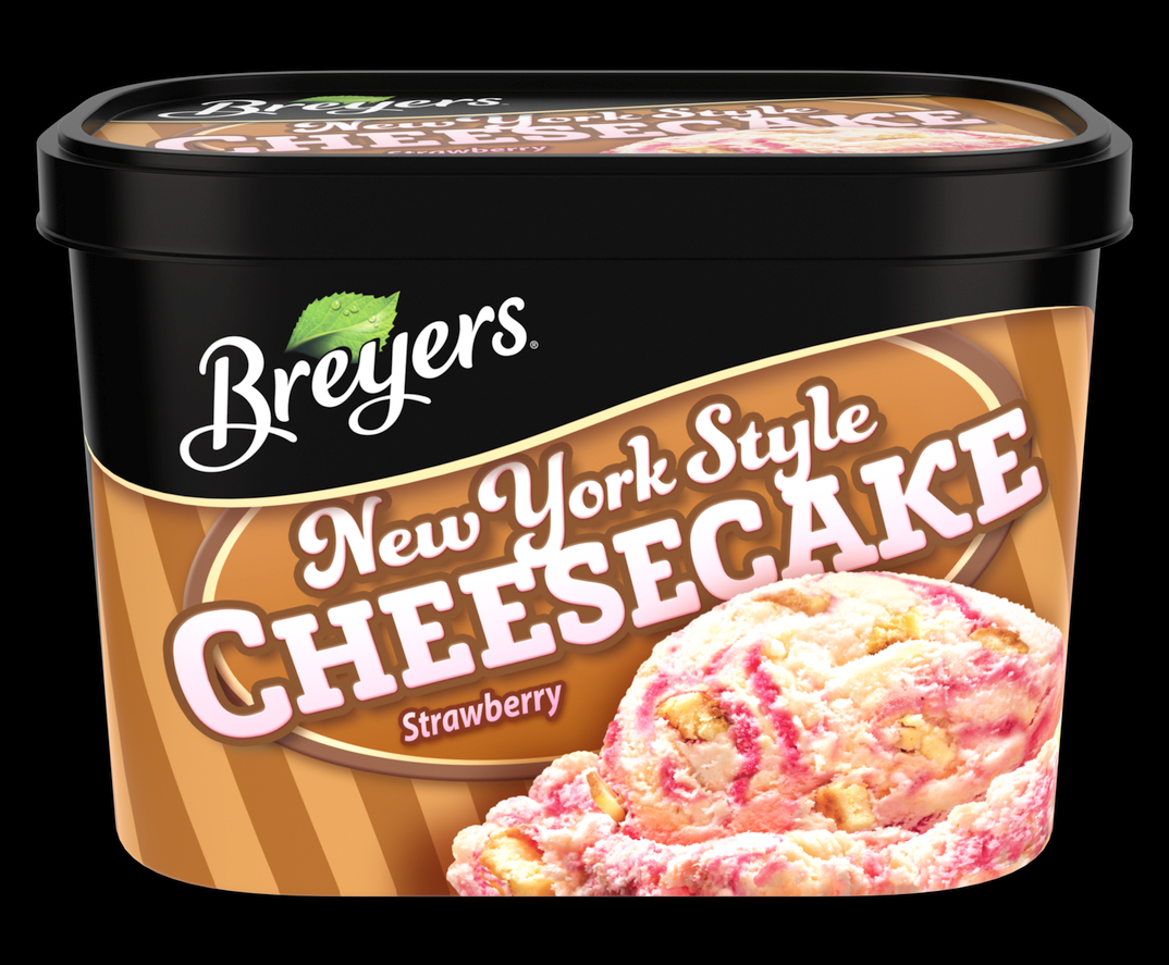 Breyers Frozen Dairy Dessert : New York Style Cheesecake