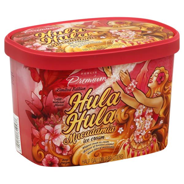 Publix Premium Hula Hula Macadamia Ice Cream