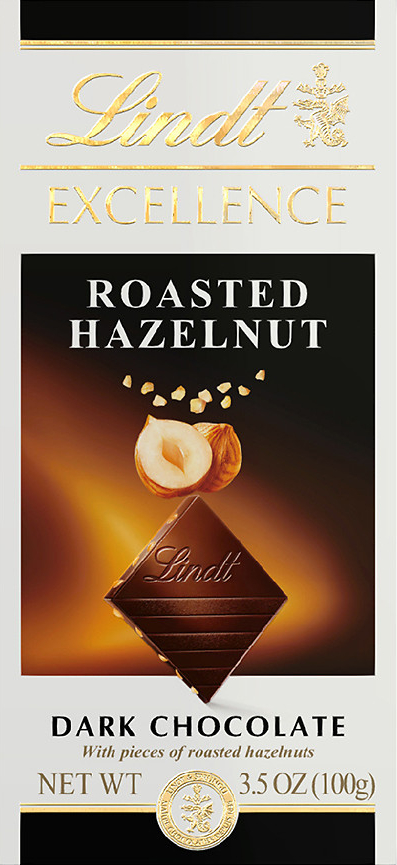 Lindt Excellence chocolate : Roasted Hazelnut