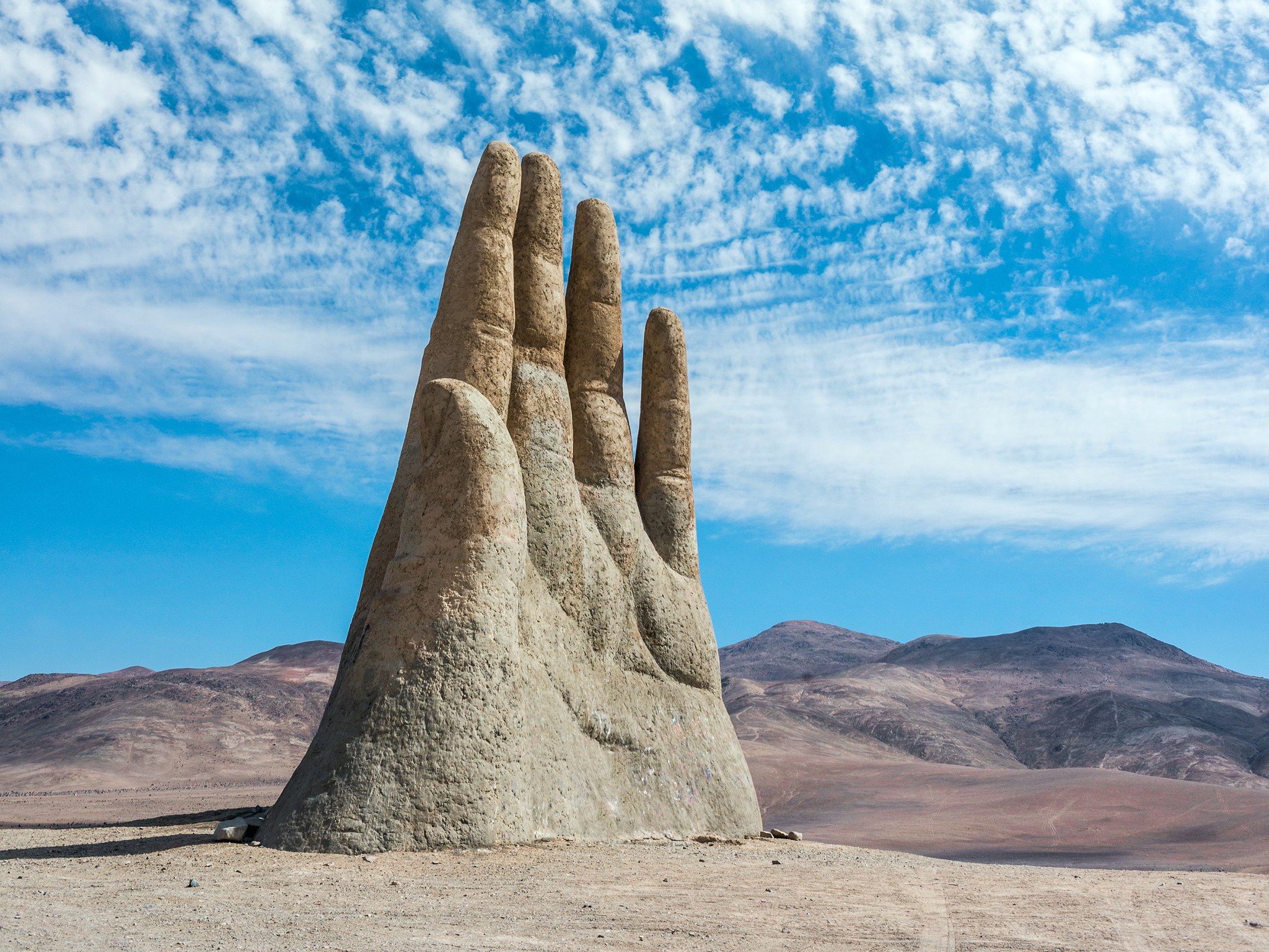 the Mano at The Atacama Desert in Chile