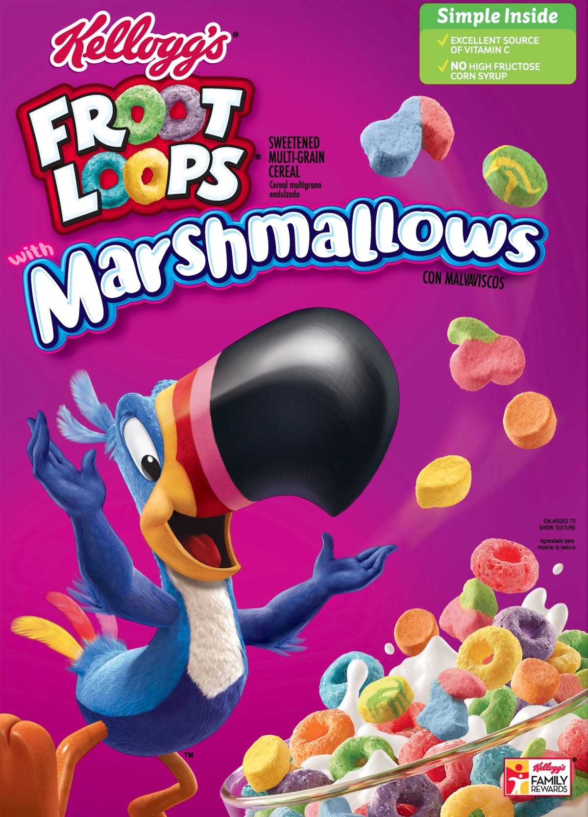 Froot Loops With Marshmallows
