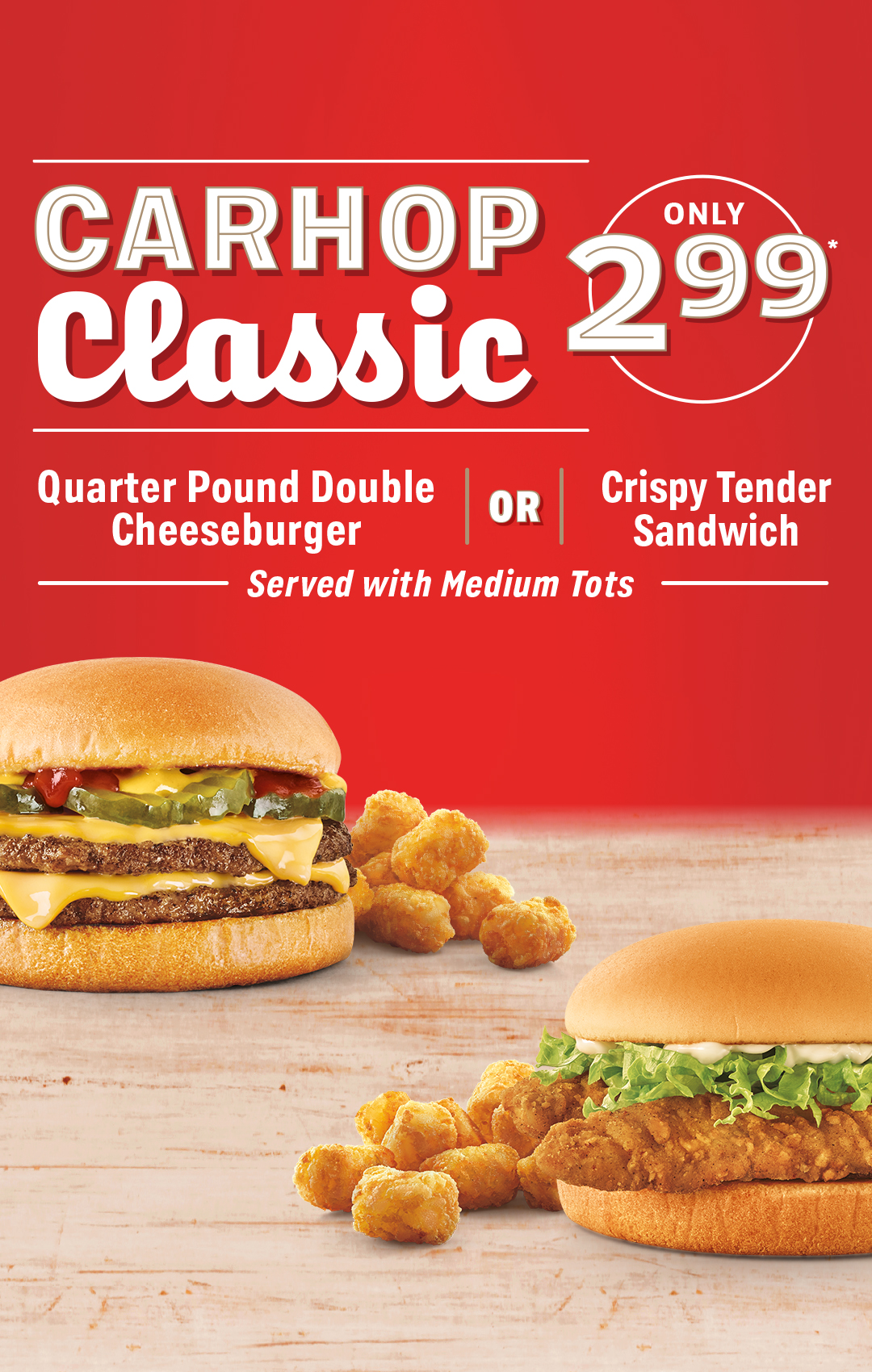 promo : the Carhop Classic at Sonic