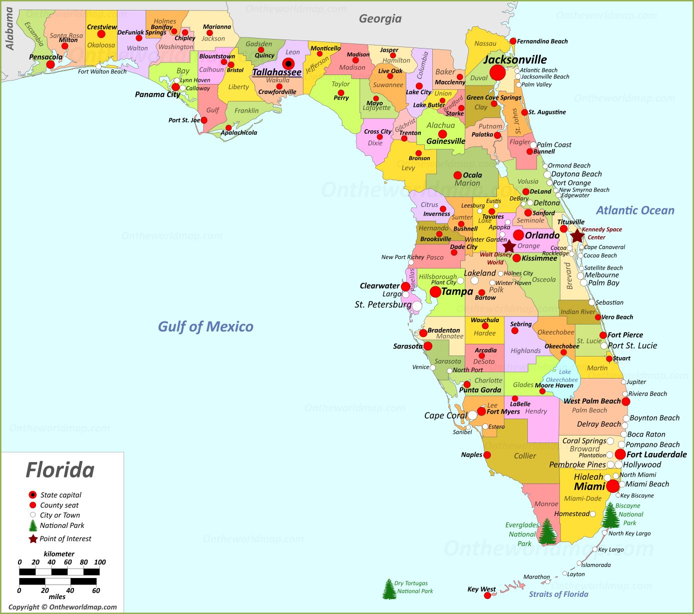 a map of Florida
