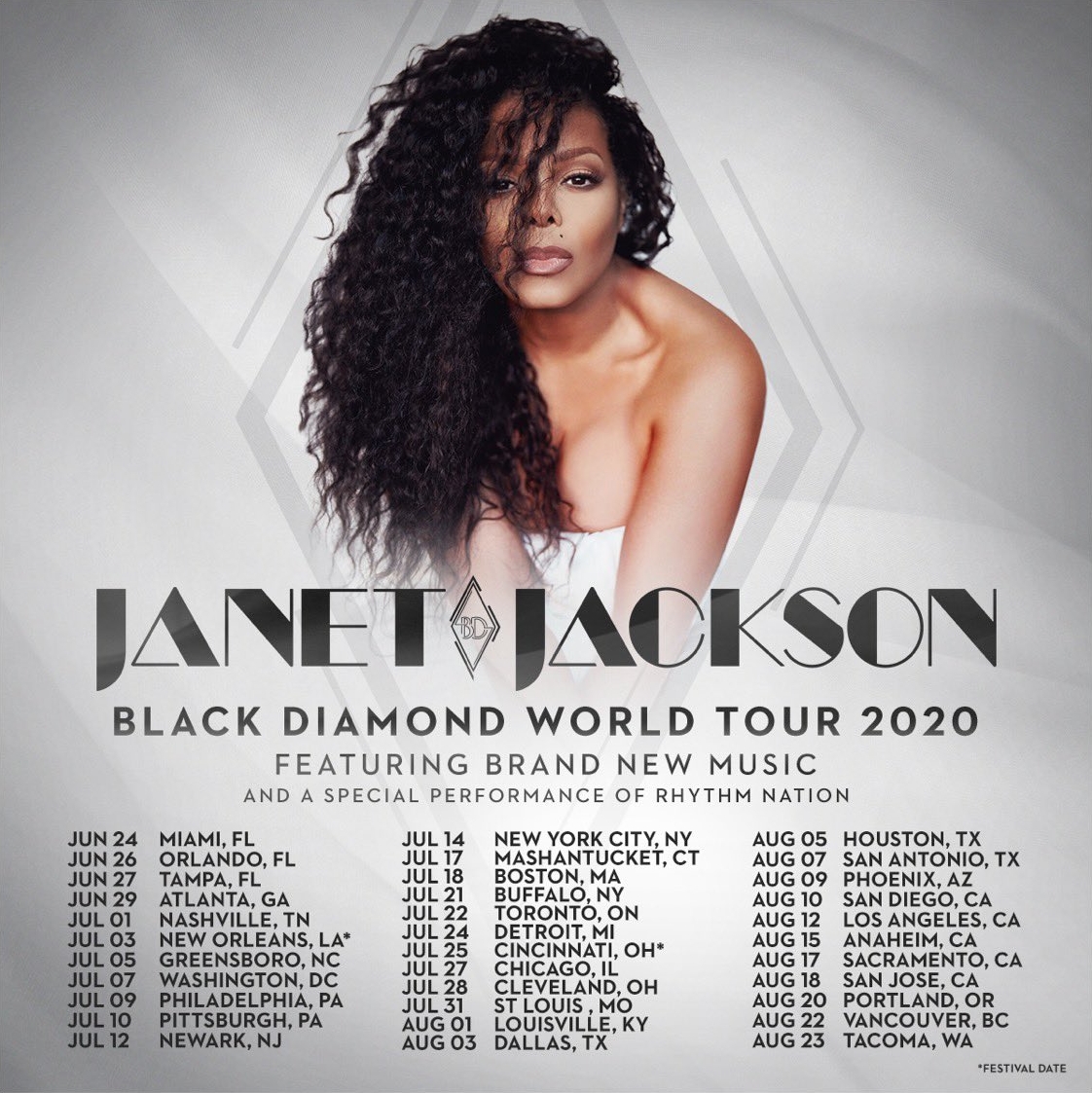 promo : Janet Jackson's Black Diamond World Tour