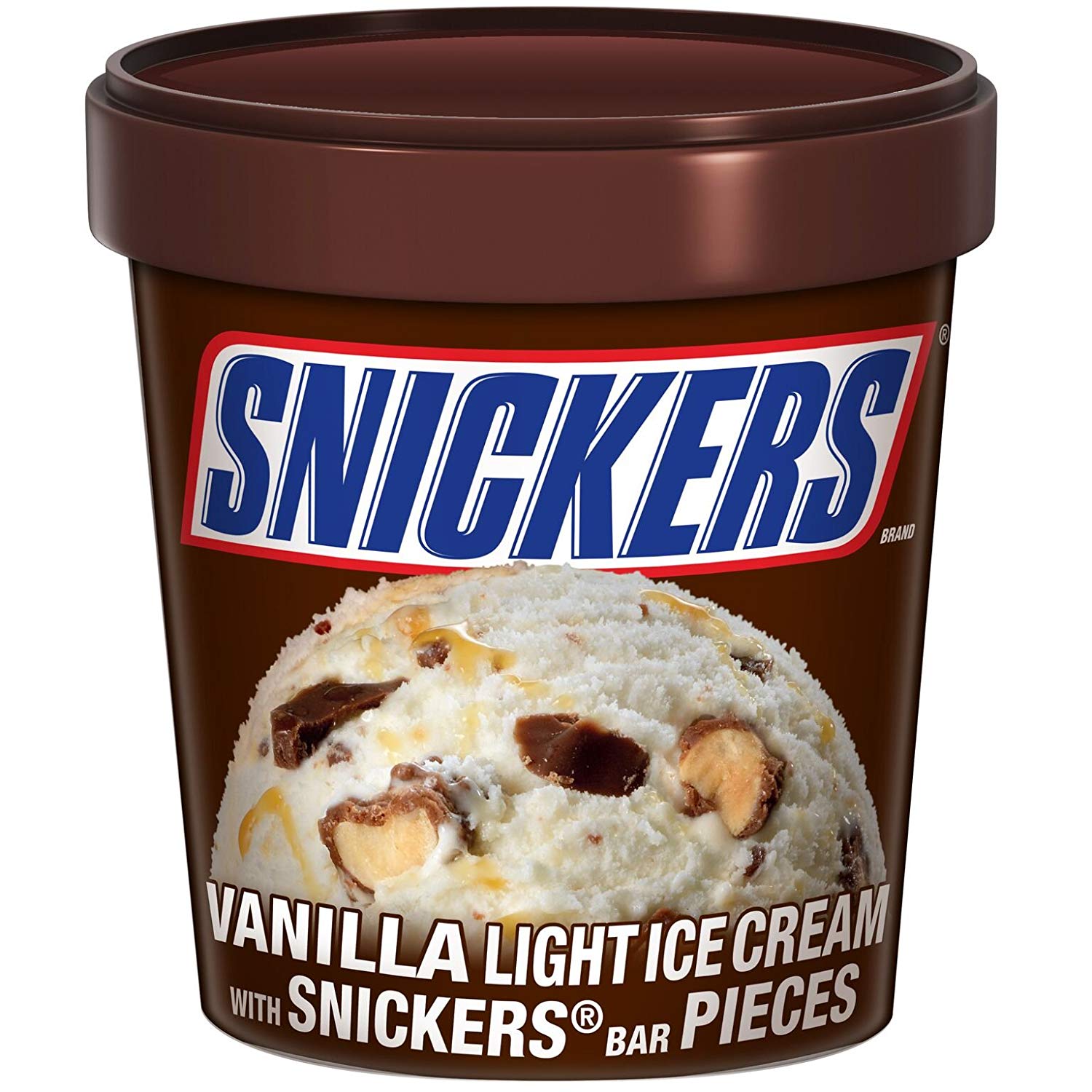 Vanilla Ice Cream With Snickers