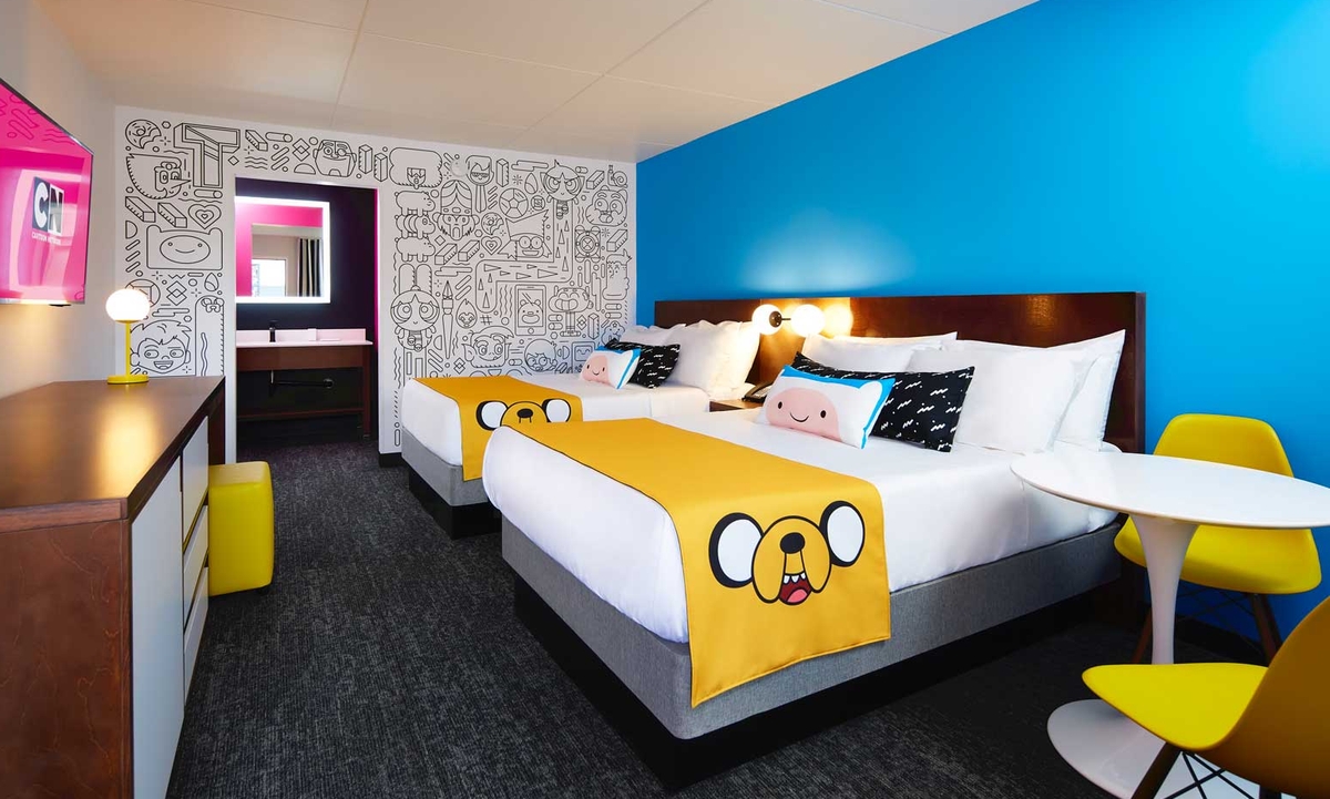 a Double Beds room at The Carton Network Hotel in Lancaster