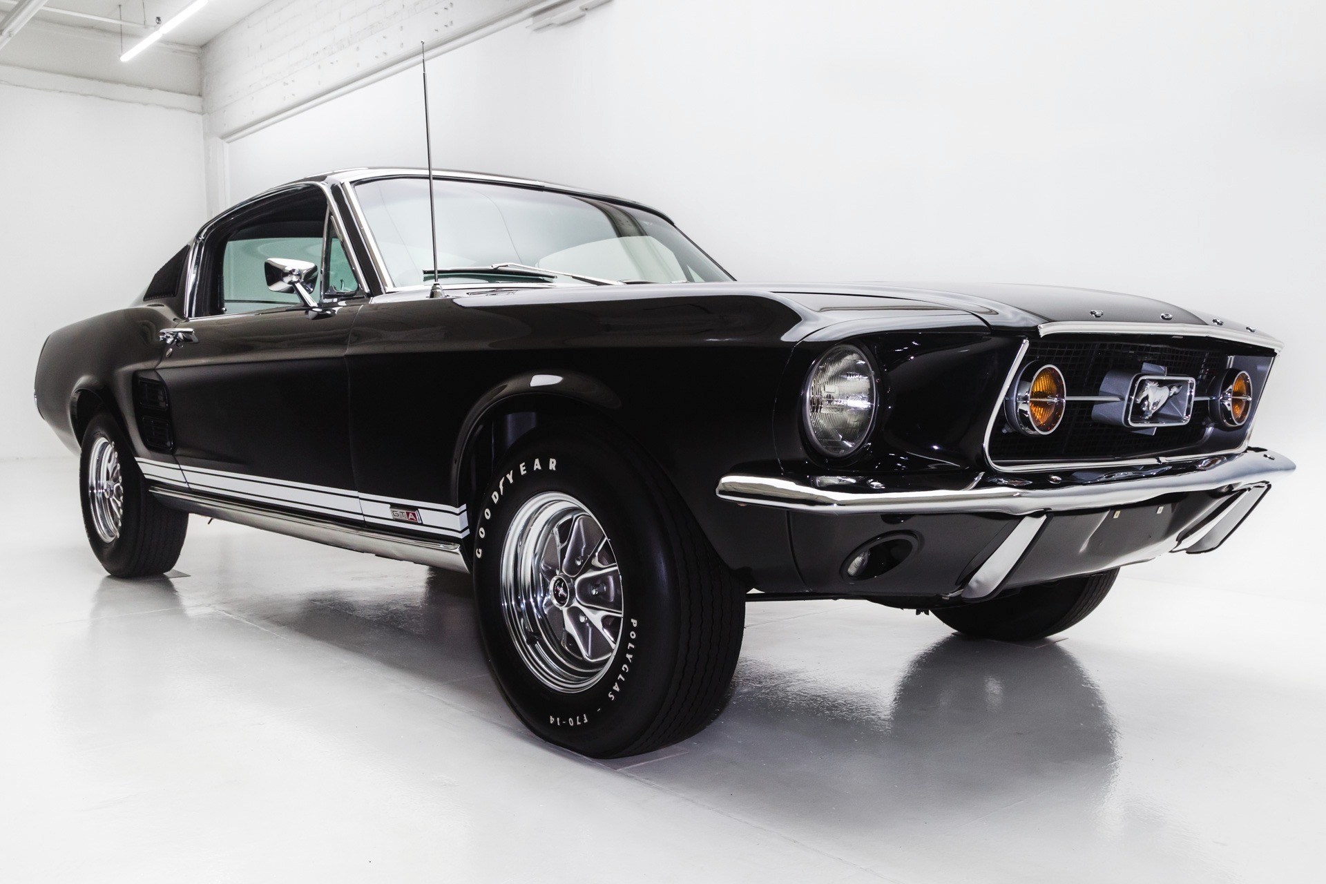 a 1967 Ford Mustang Fastback